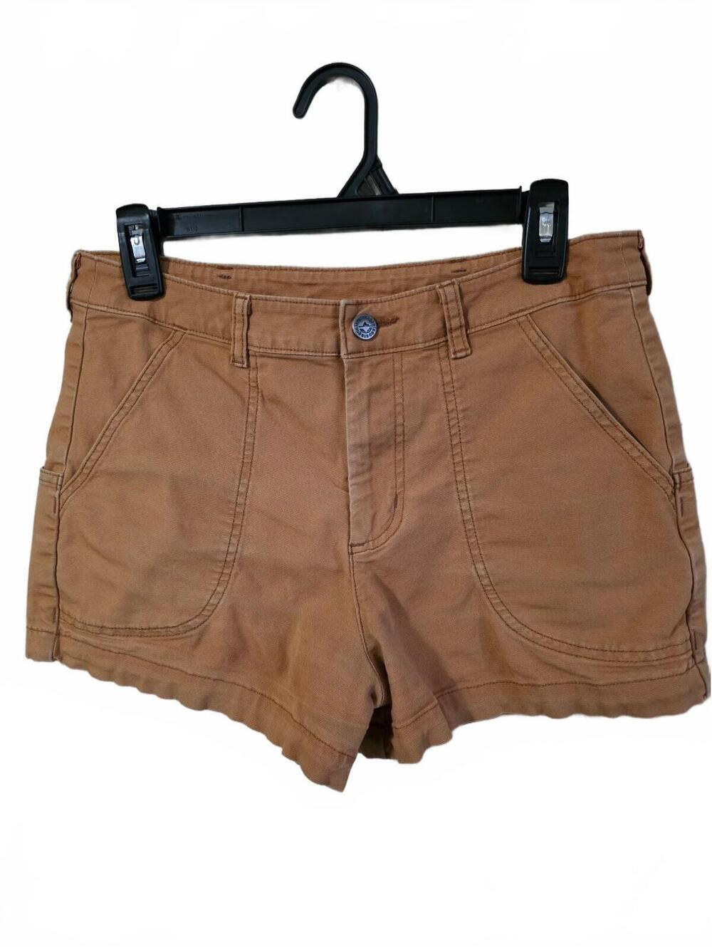Women's Patagonia Stand Up Organic Cotton Brown Shorts Size 6